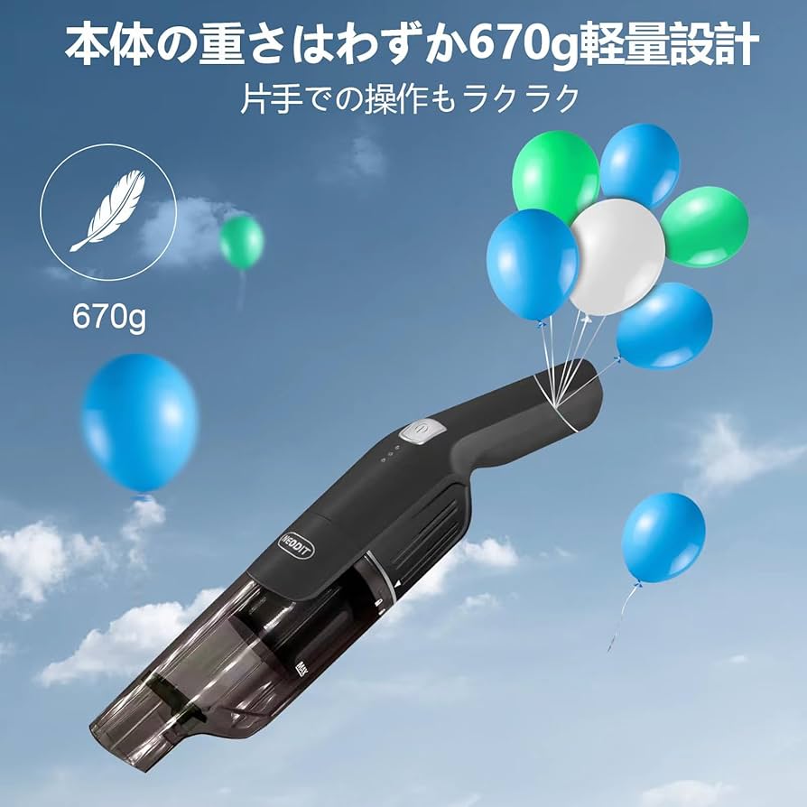 新品 NEODITハンディクリーナー掃除機コードレス車用掃除機パワフル強い吸・ Amazon | NEODIT ハンディクリーナー 掃除機 コードレス 車用